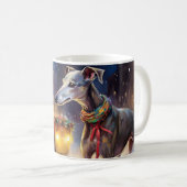 Mug Saison de Noël Greyhound (Devant droit)