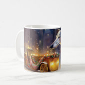 Mug Saison de Noël Greyhound (Devant gauche)