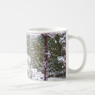 Mug Saison de Noël, Neige dans le jardin