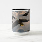 Mug Saison d'Eagles 2017 d'université de baie (Centre)