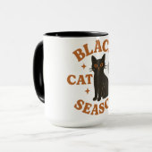 Mug saison des chats noirs (Devant gauche)