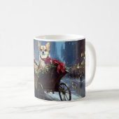 Mug saison des fêtes de Noël de chihuahua (Devant droit)