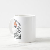 Mug Saison éffrayante A Cafétéria Boo Crew Enseignant  (Devant gauche)