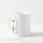 Mug Saison éffrayante Cute Little Ghost Ice Coffee Hal (Devant gauche)