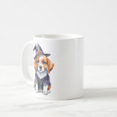 Mug Saison Éffrayante d'Halloween Beagle adorable (Devant gauche)