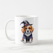 Mug Saison Éffrayante d'Halloween Beagle adorable (Gauche)