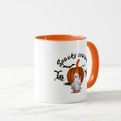 Mug saison éffrayante ici drôle halloween (Devant droit)