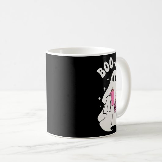 Mug Saison éffrayante mignonne Fantôme Halloween Costu (Devant droit)