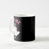 Mug Saison éffrayante mignonne Ghost Funny Halloween B (Devant gauche)