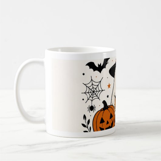 Mug Saison effrayante, plaisir à temps plein (Gauche)
