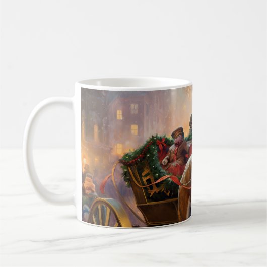 Mug Saison festive de Noël beagle (Gauche)