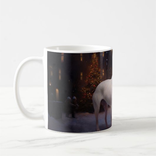 Mug Saison Festive de Noël Bull Terrier (Gauche)