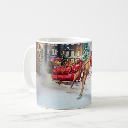 Mug Saison Festive de Noël de Boxer (Devant gauche)