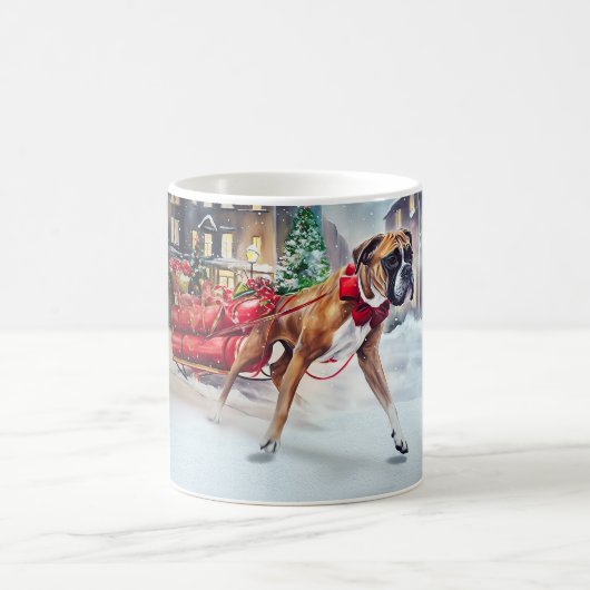 Mug Saison Festive de Noël de Boxer (Centre)