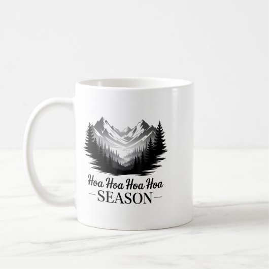 Mug Saison Hoa Automne automne Mist Graphisme tendance (Gauche)