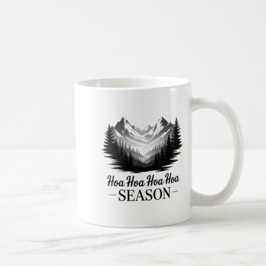 Mug Saison Hoa Automne automne Mist Graphisme tendance (Droite)