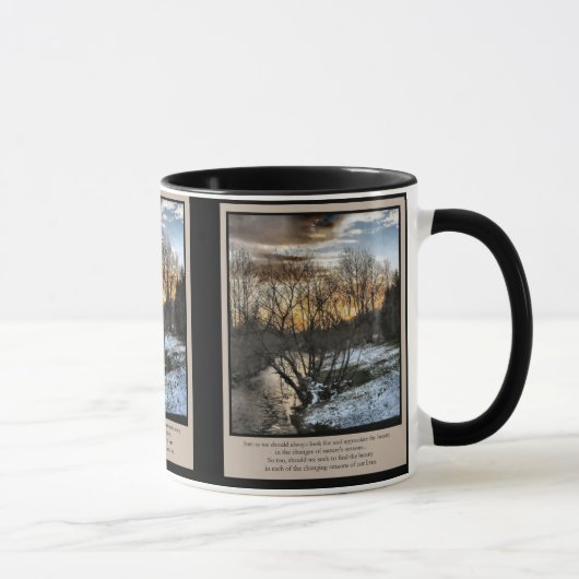 Mug Saisons de cadeaux inspirationnels de nos vies (Droite)