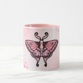 Mug Sakura Bliss, Pink Moth, Arrière - plan Sakura (Centre)