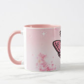 Mug Sakura Bliss, Pink Moth, Arrière - plan Sakura (Gauche)