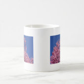 Mug Sakura Cerisiers en Fleur Dans Le Bleu (Centre)