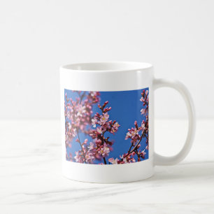 Mug Sakura Cerisiers en Fleur Touchant le Bleu