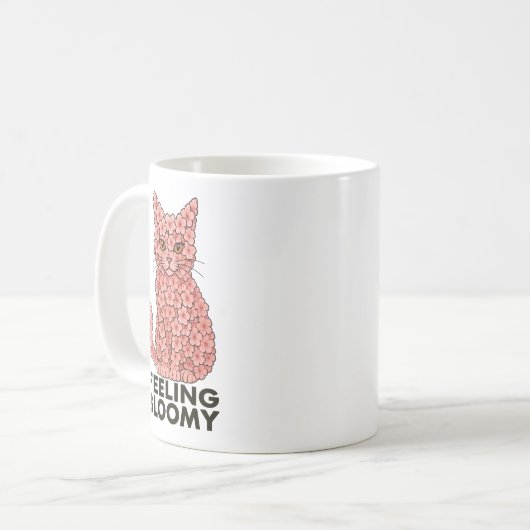 Mug Sakura Fleurs Chat Sentiment de Bloomie (Devant gauche)