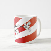 Mug Sakura Sunrise Blanc Cerise Fleurs Fleurs Zen (Devant droit)