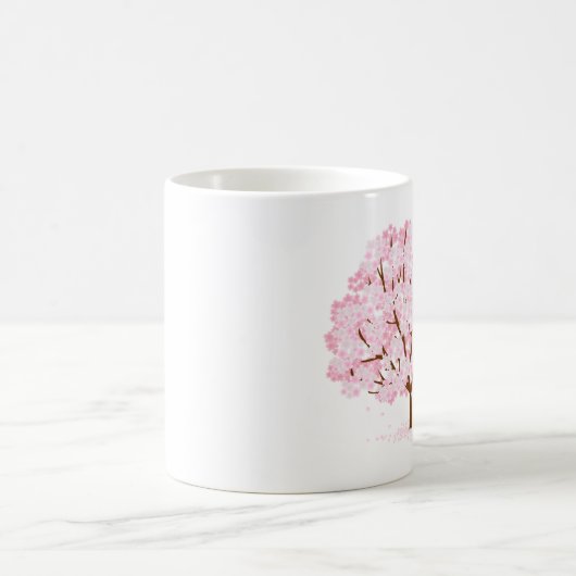 Mug Sakura Tree en pleine floraison - Elégant design d (Centre)