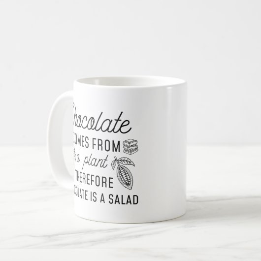 Mug Salade de chocolat (Devant gauche)