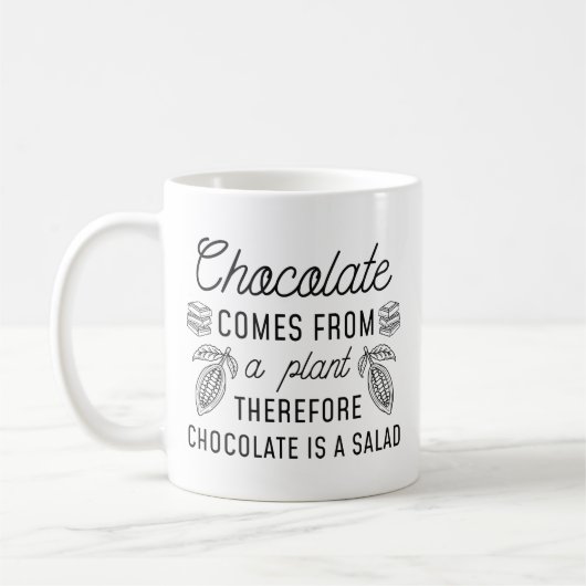 Mug Salade de chocolat (Gauche)