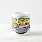 Mug Salade de fruits frais Bowl avec Kiwi et orange (Centre)