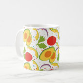 Mug Salade de tomates à l'avocat motif verdure (Devant gauche)