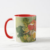 Mug Salade vintage d'oeufs et de tomates (Gauche)