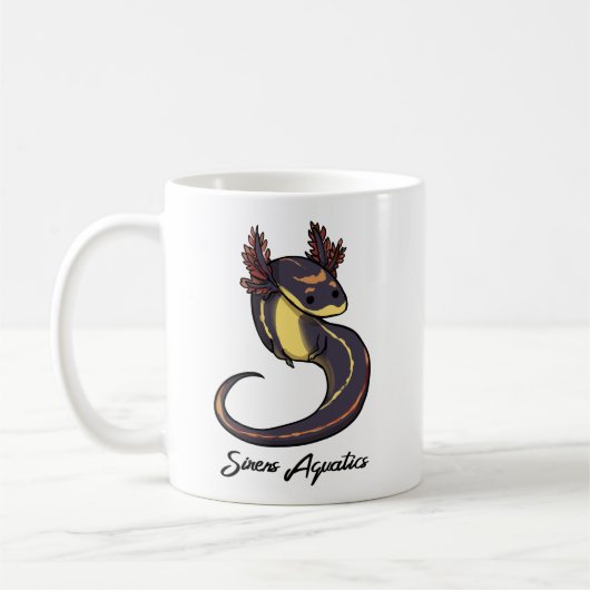 Mug Salamandre aquatique amphibie multicolore de (Gauche)