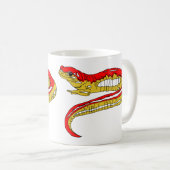 Mug Salamandre rouge et jaune (Devant droit)