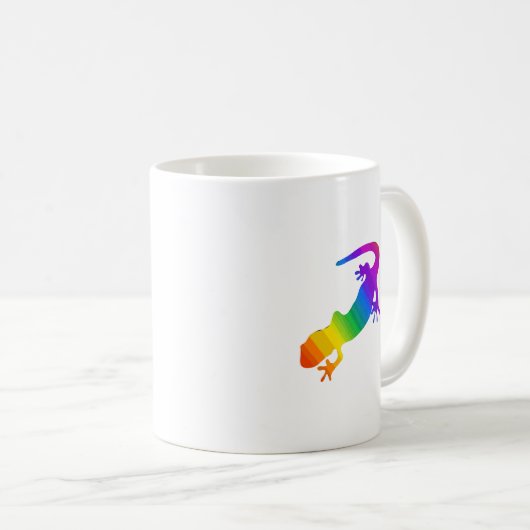 Mug Salamandre striée arc-en-ciel (Devant droit)