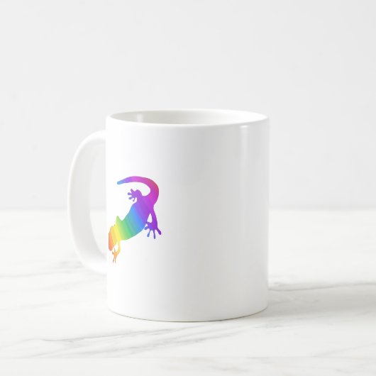 Mug Salamandre striée arc-en-ciel (Devant gauche)