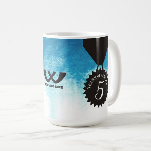 Mug Salarié 5 ans d'ancienneté (Devant droit)