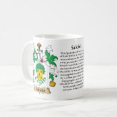 Mug Salcido, l'origine, la signification et la crête (Devant gauche)