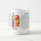 Mug Saldivar, l'origine, la signification et la crête (Devant gauche)