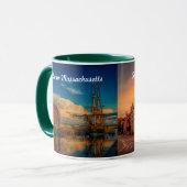 Mug Salem Massachusetts avec navire et Roger Conant (Devant gauche)