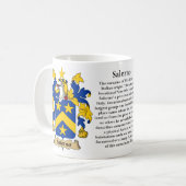 Mug Salerno, l'origine, la signification et la crête (Devant gauche)