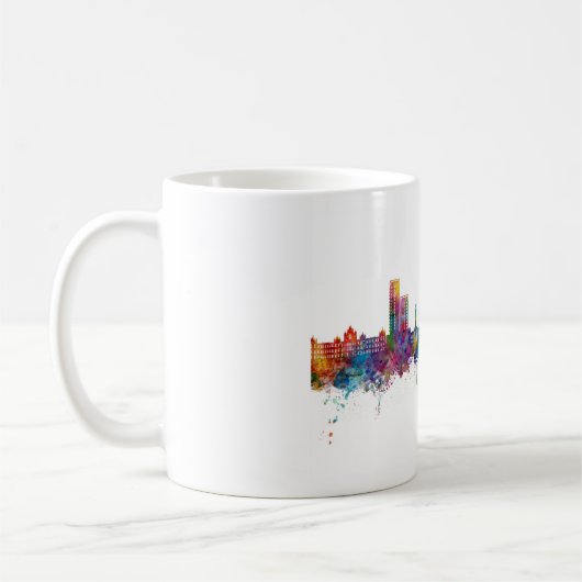 Mug Salford England Skyline (Gauche)