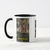 Mug salle de billard abstrait (Gauche)