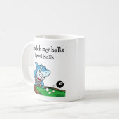 Mug Salle de billard rebelle drôle (Devant gauche)
