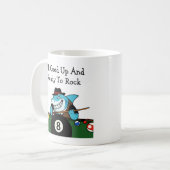 Mug Salle de billard rebelle drôle (Devant gauche)