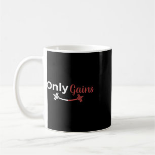 Mug Salle de musculation uniquement Gains Drôle de lev