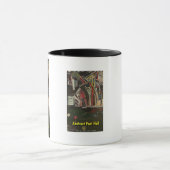 Mug Salle de piscine abstraite (Centre)