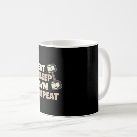 Mug salle de sommeil répéter (Devant droit)