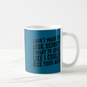 Mug Salle de sport minimale et exercice - Je ne veux p
